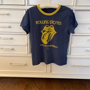 Letluv Anthropologie Rolling Stones tee size M